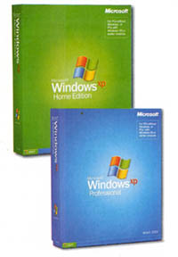    Windows XP Home  Professional Edition