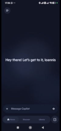 The new version of the M365 mobile app